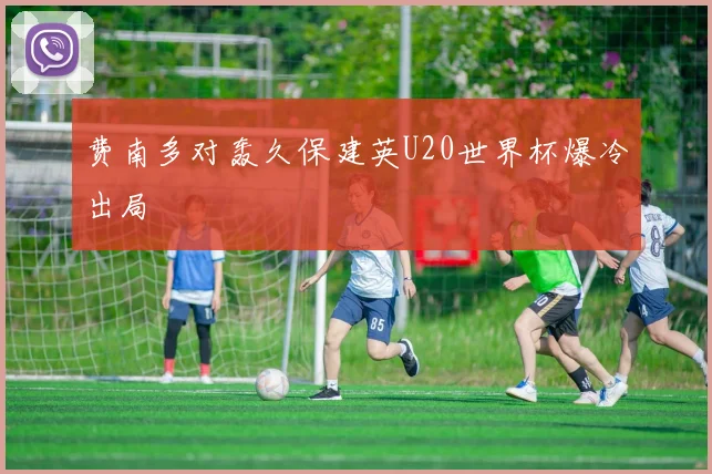 费南多对轰久保建英U20世界杯爆冷出局